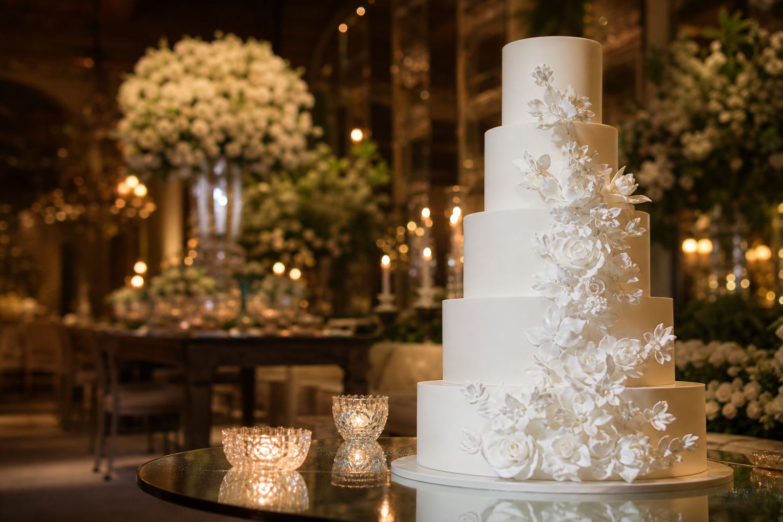 Décadas de Confeitaria: o que garante um bolo impecável no seu casamento de luxo