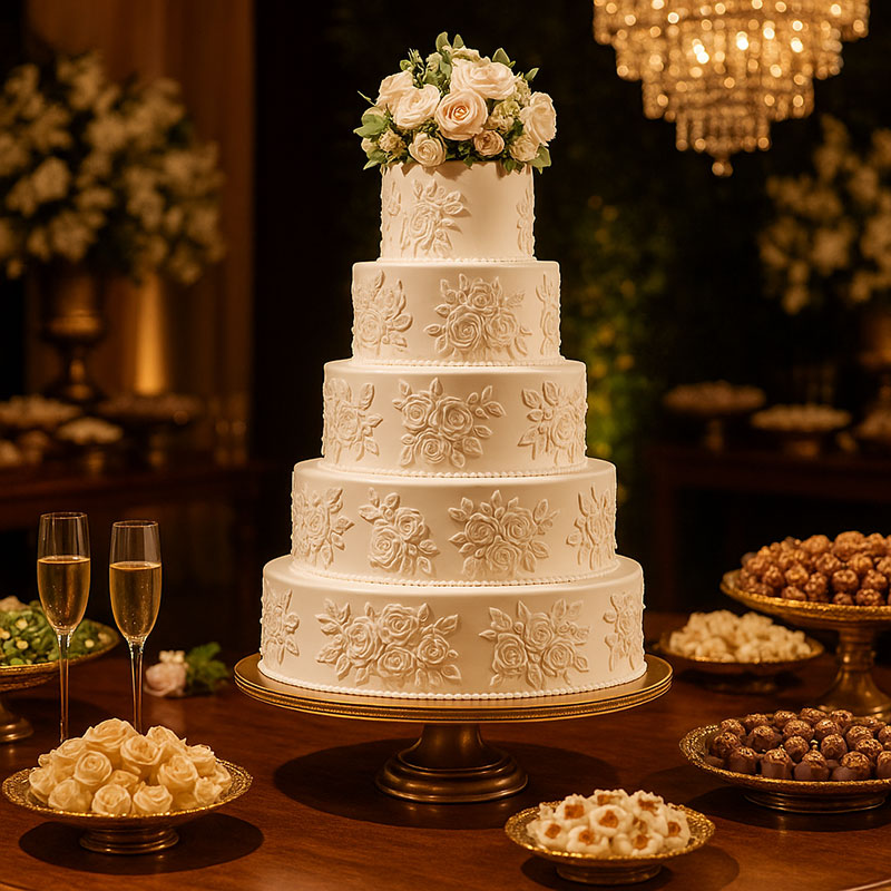 Bolos Decorados para Festas e Casamentos
