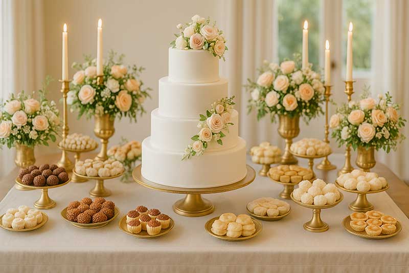 Decoração da Mesa do Bolo